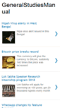 Mobile Screenshot of generalstudiesmanual.com