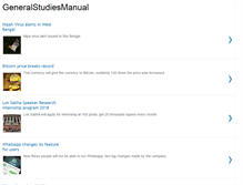 Tablet Screenshot of generalstudiesmanual.com